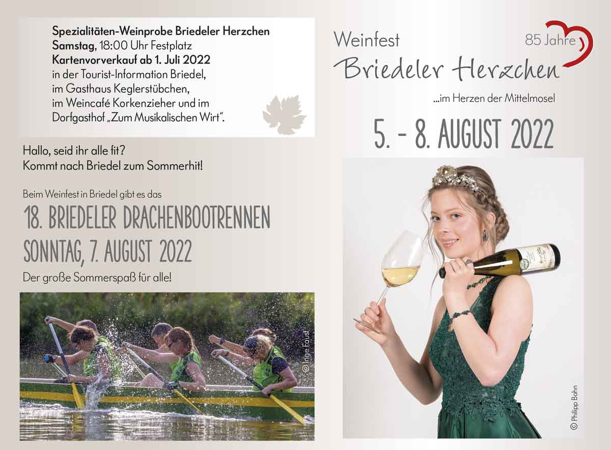 Teaser Weinfest Briedeler Herzchen 2022